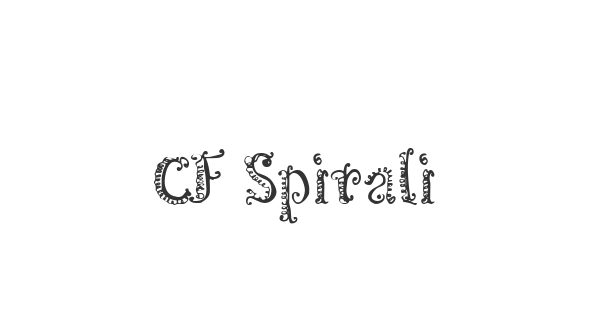CF Spirality font thumb